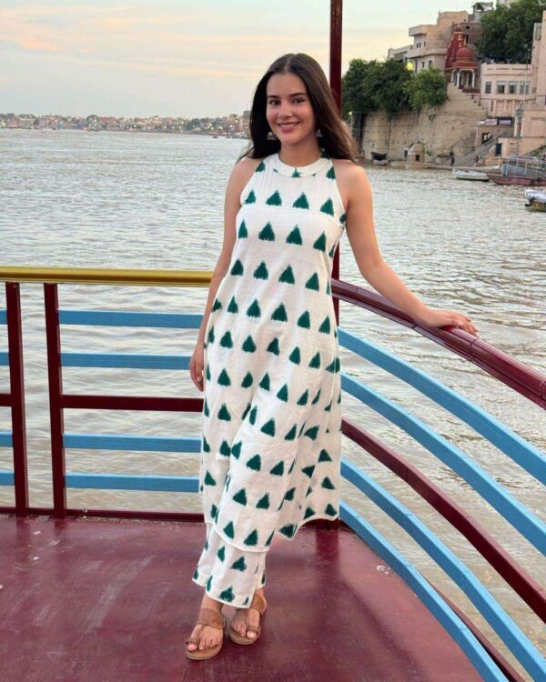 Effortless Beauty ? Women's Floral Cotton Dress with Printex (L) - Image 3